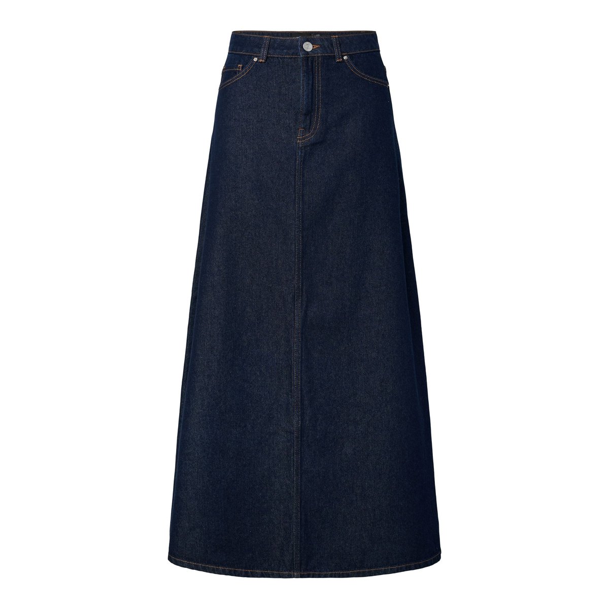 Jupe En Jean dark blue denim, PIECES