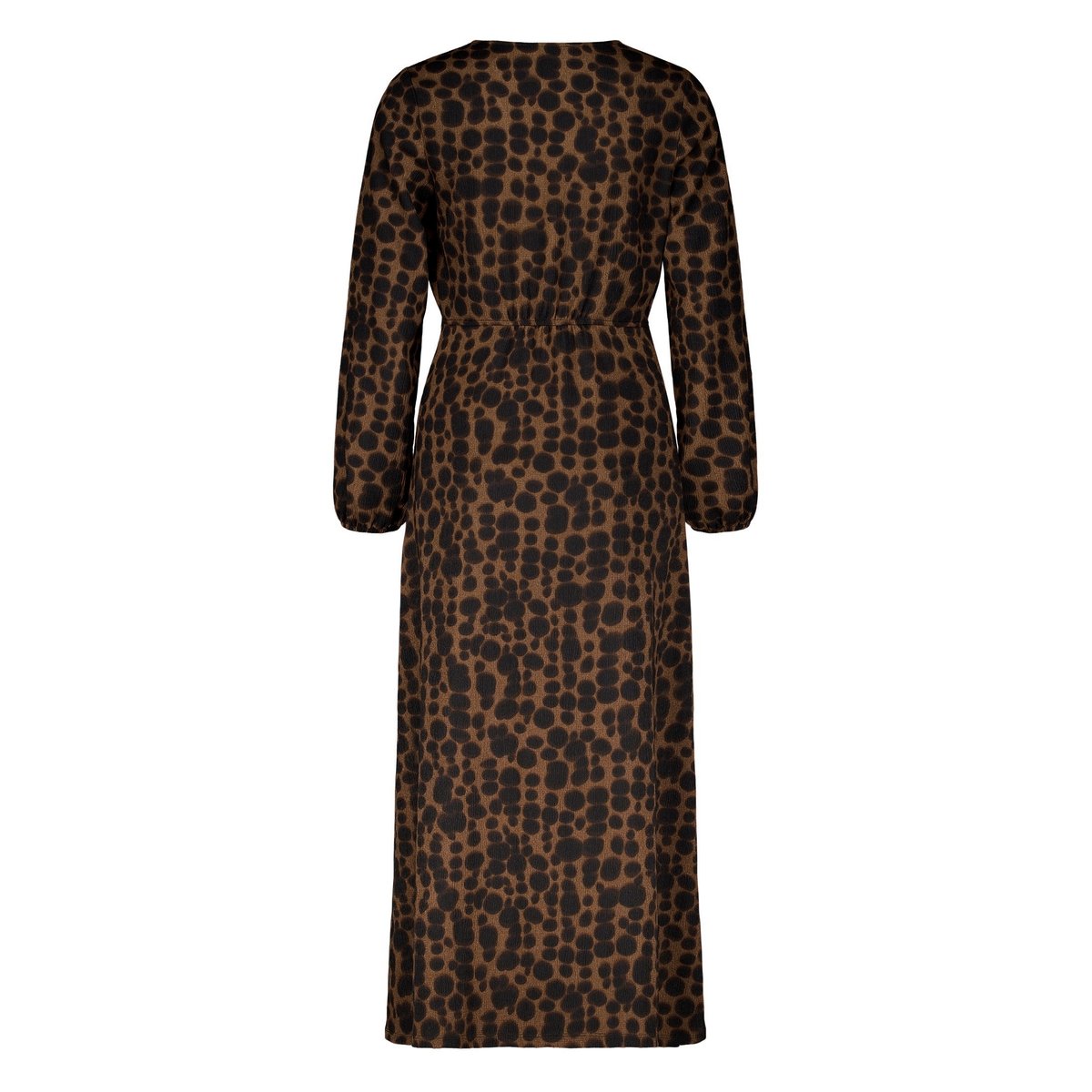 Robe en jersey à imprimé brown/black, ZERO