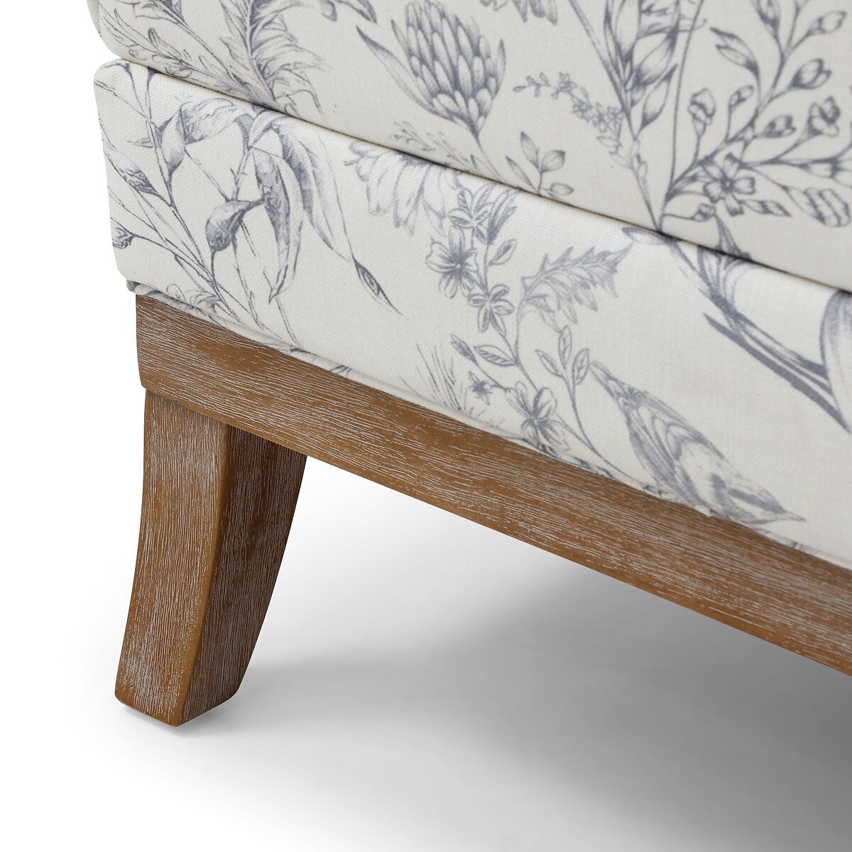 Oakley Floral Linen Armchair beige/floral print, SO'HOME