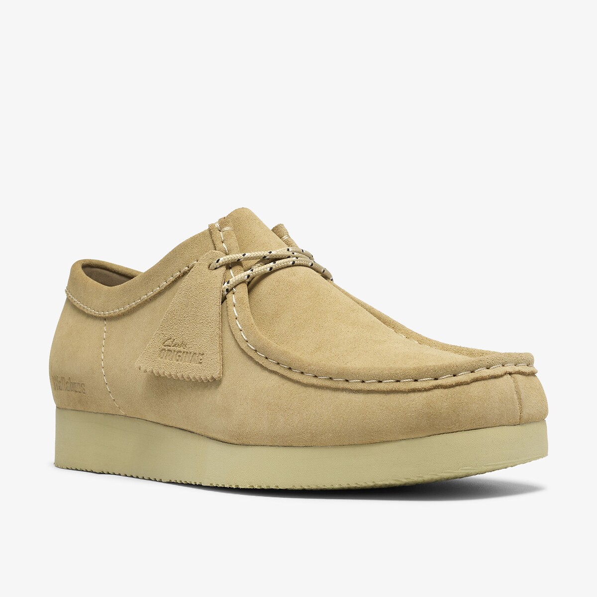 Chaussures en cuir suède, WALLABEE LITE beige, CLARKS