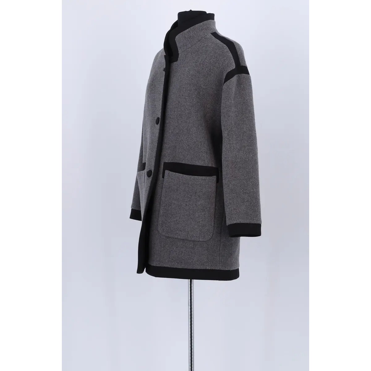 Manteau - Très Bon État anthracite, CLAUDIE PIERLOT
