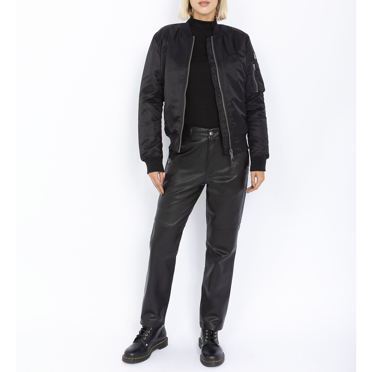 Airforce W RS Bomber Jacket black, SCHOTT