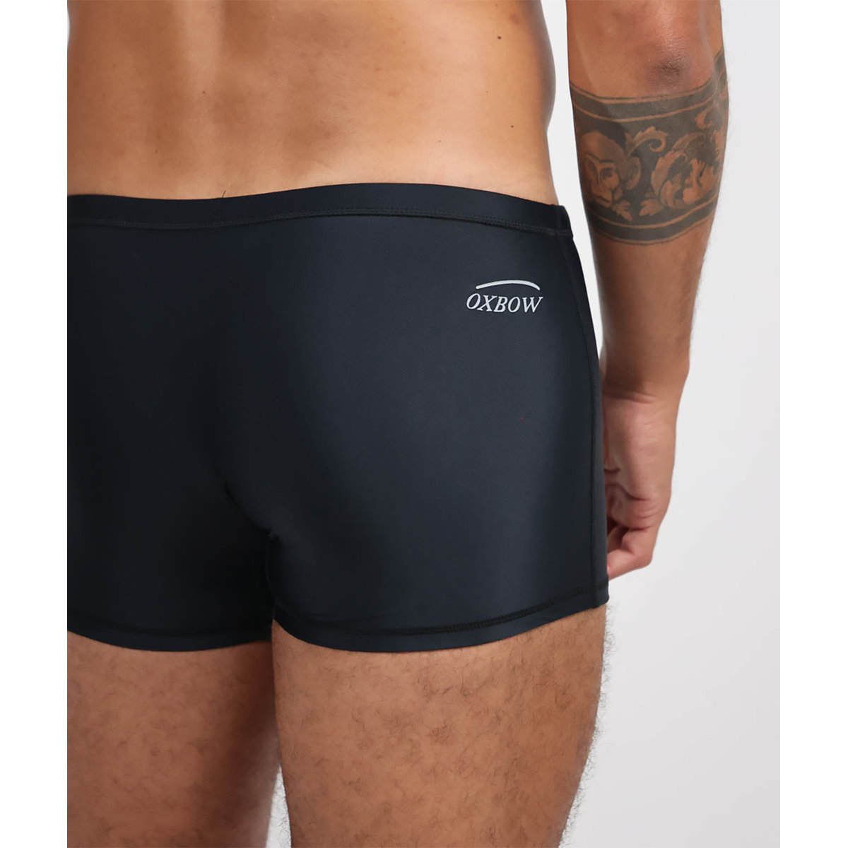 Boxer de bain uni MEZZI noir, OXBOW