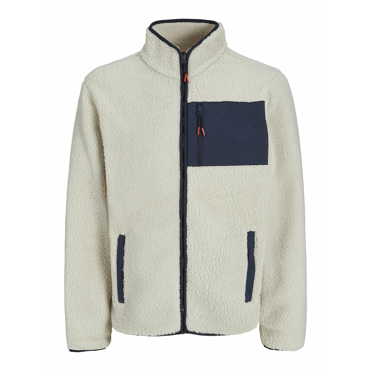 Warme sherpa jas creme , JACK & JONES