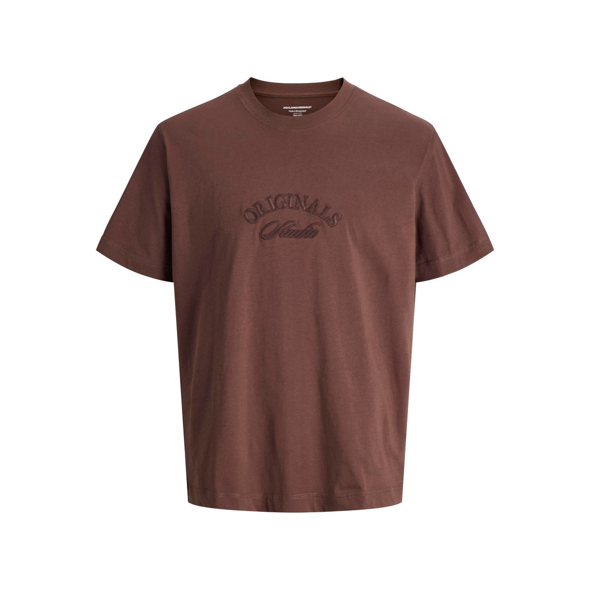 T-Shirt deep mahogany, JACK & JONES