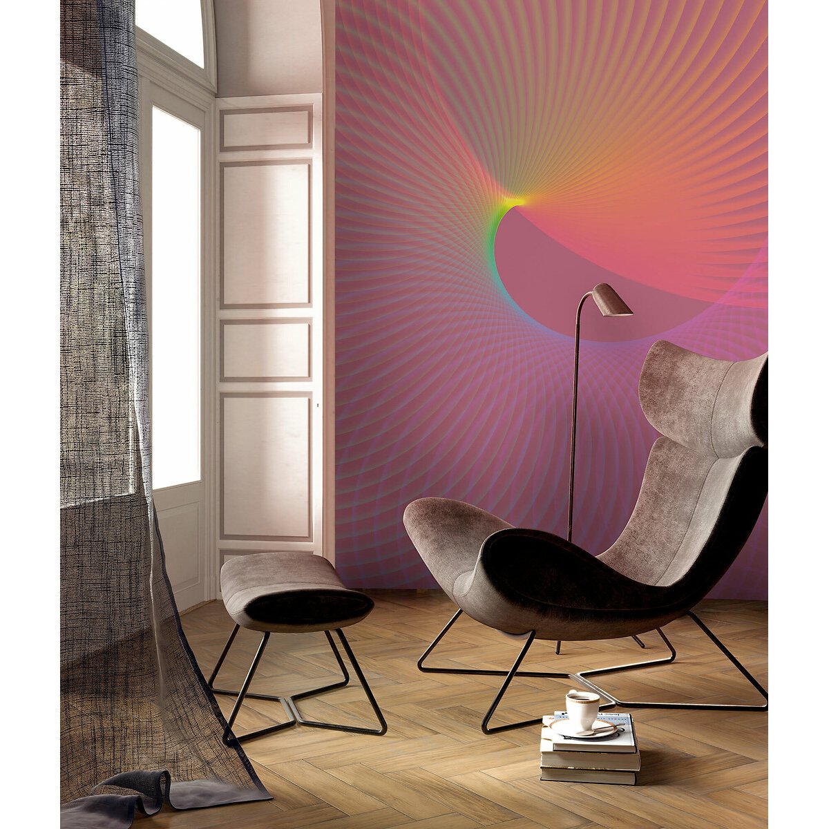 Papel de parede Frequenz, INTERELIFE multicolor, INTERELIFE