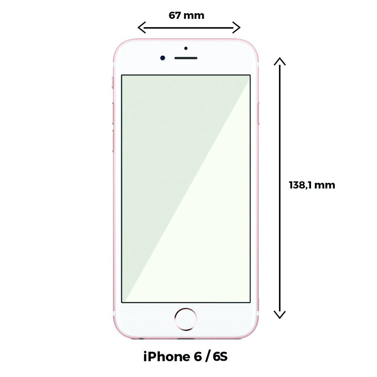 Coque en verre trempé iPhone 6/6S pissenlit, EVETANE