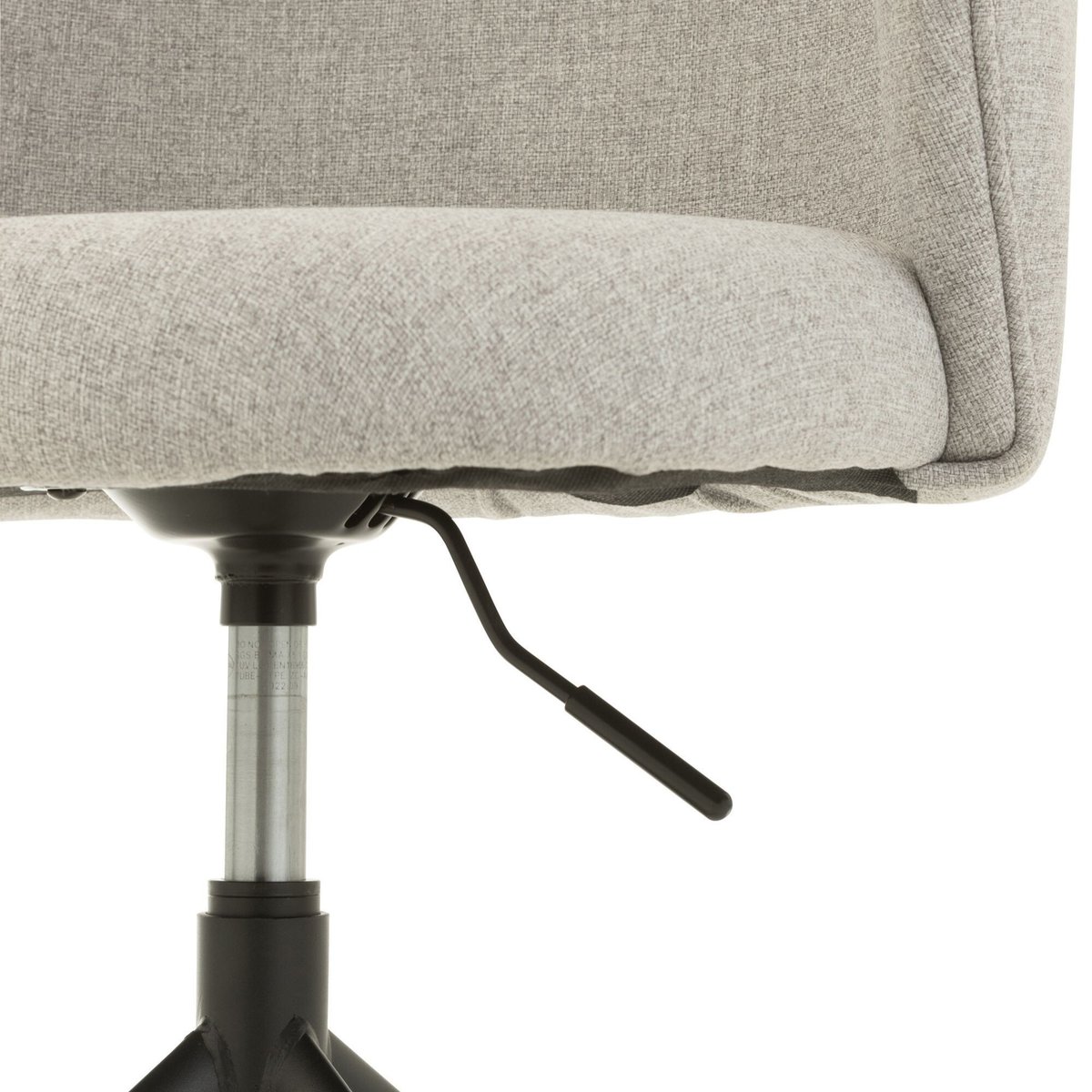 Chaises pivotantes réglables en hauteur en lin (lot de 2) - MIA gris, HELLIN, DEPUIS 1862