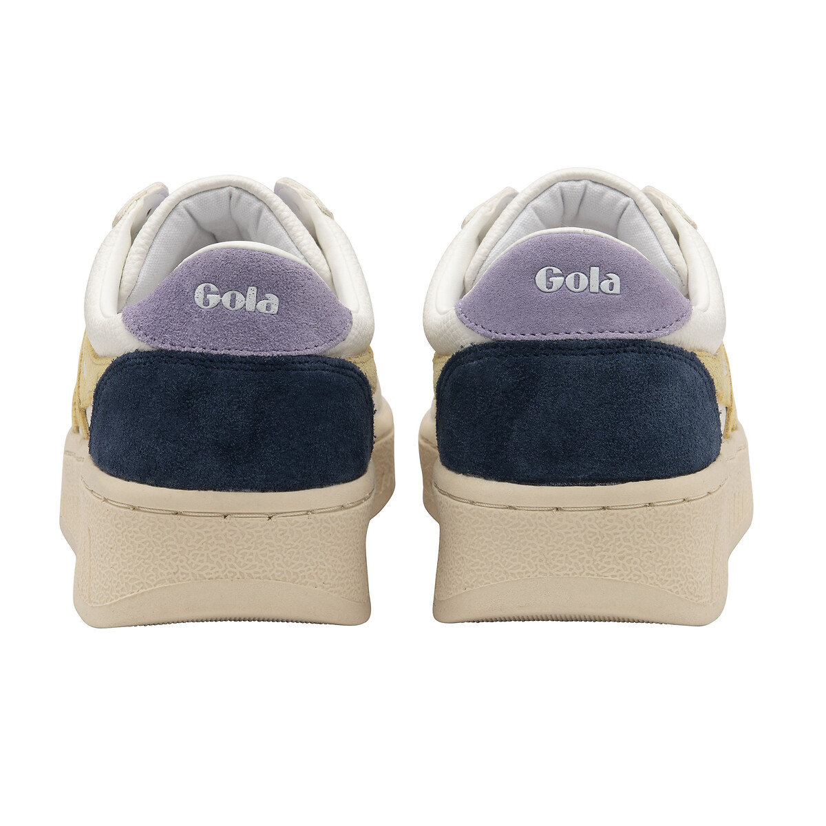 Baskets Grandslam Trident blanc/jaune, GOLA