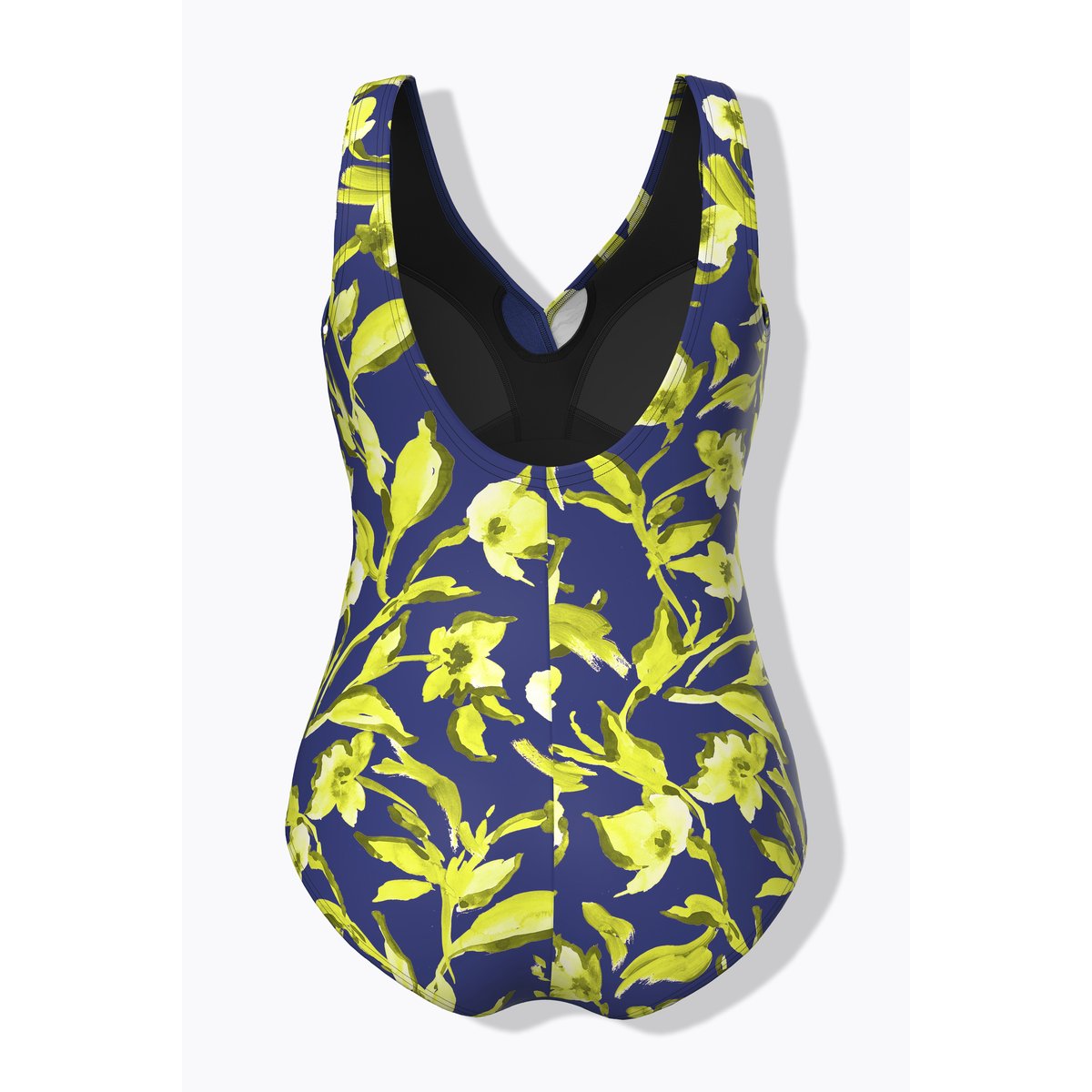 Maillot de bain à bonnets souples marine, ULLA POPKEN