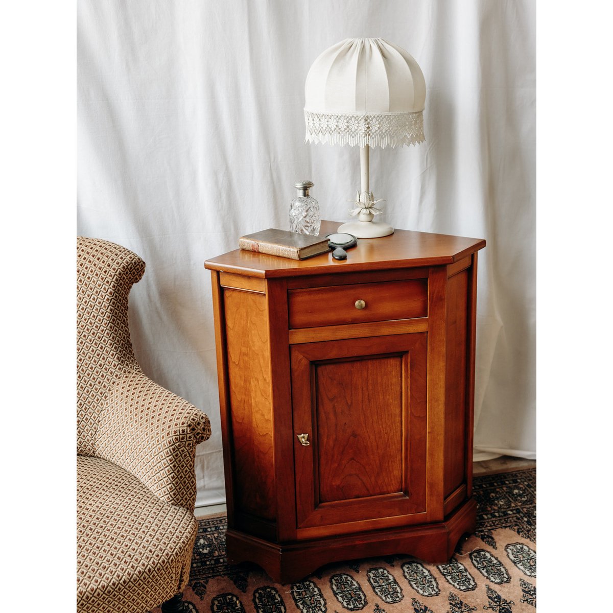 Buffet d'angle en bois Gilbert N°423 - Bon état bois, DEBONGOUT