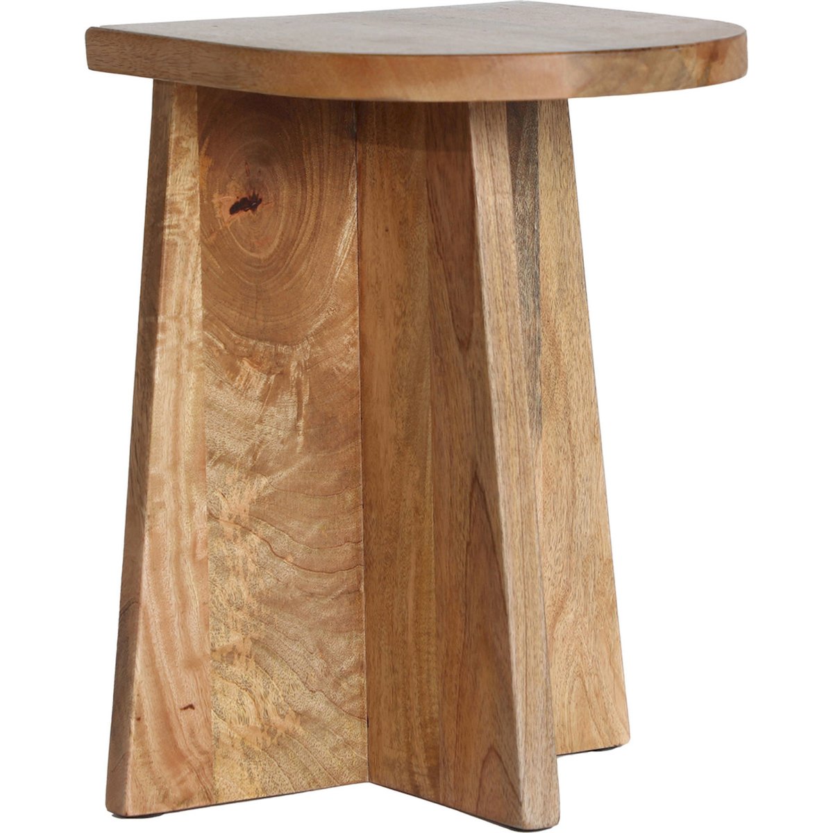 Table d'appoint bois de manguier VACIO brun clair, RECOLLECTION