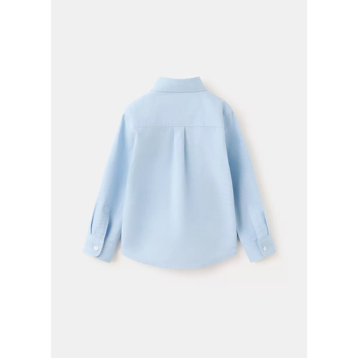 Chemise oxford en coton bleu ciel, MANGO BABY