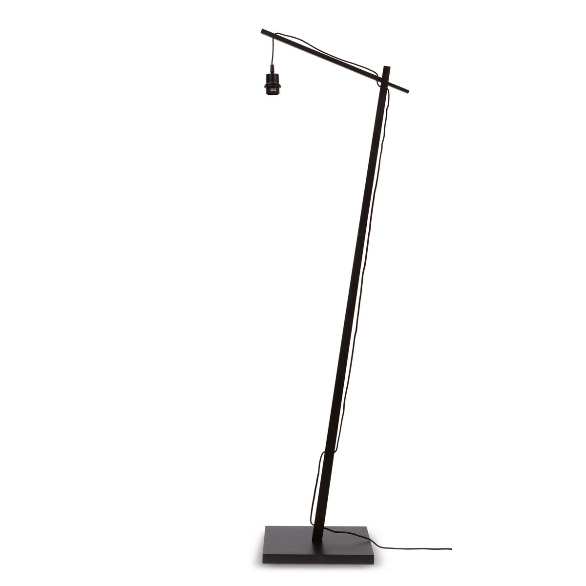 Lampadaire Bambou CANGO noir, GOOD & MOJO