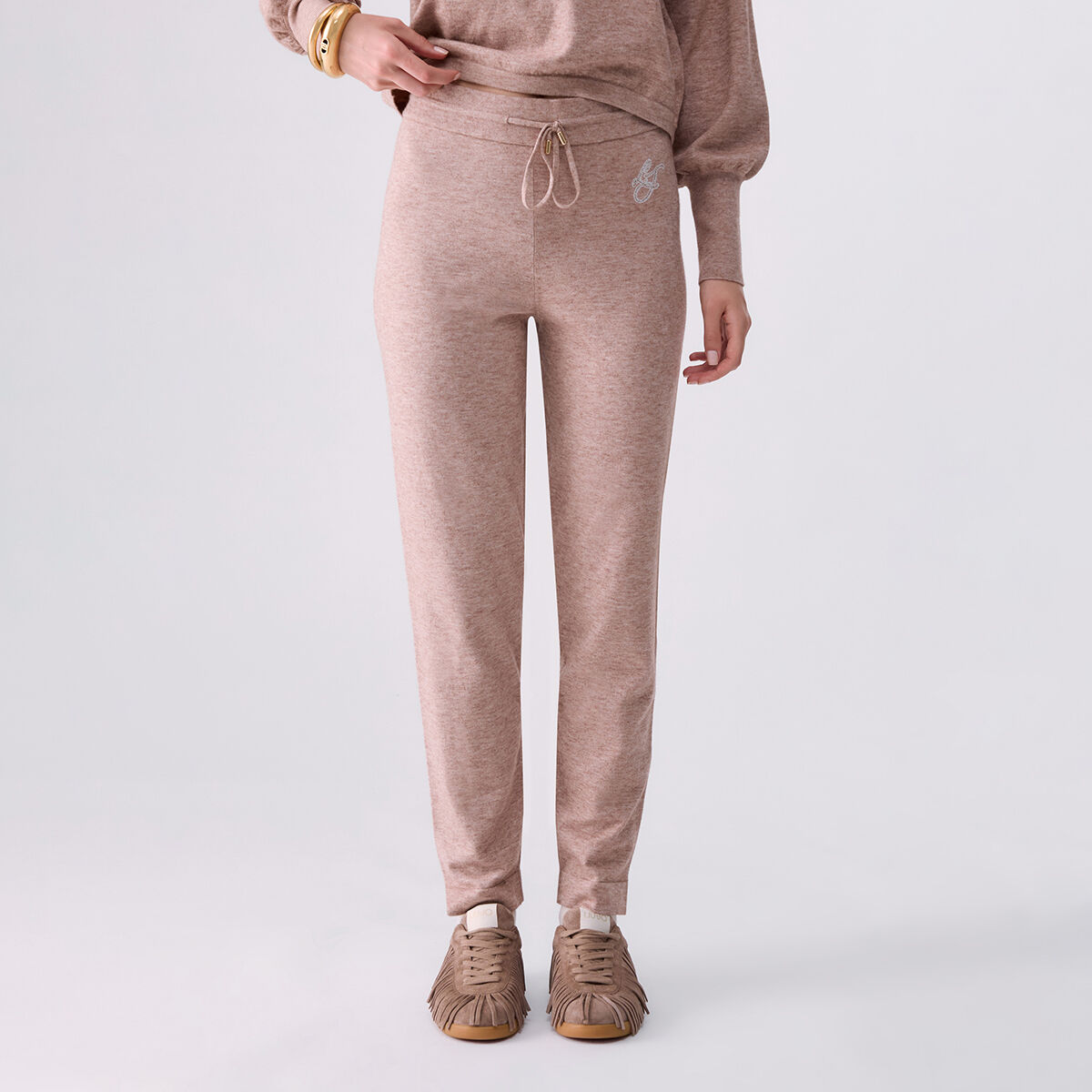 Pantalon en maille beige, LIU JO
