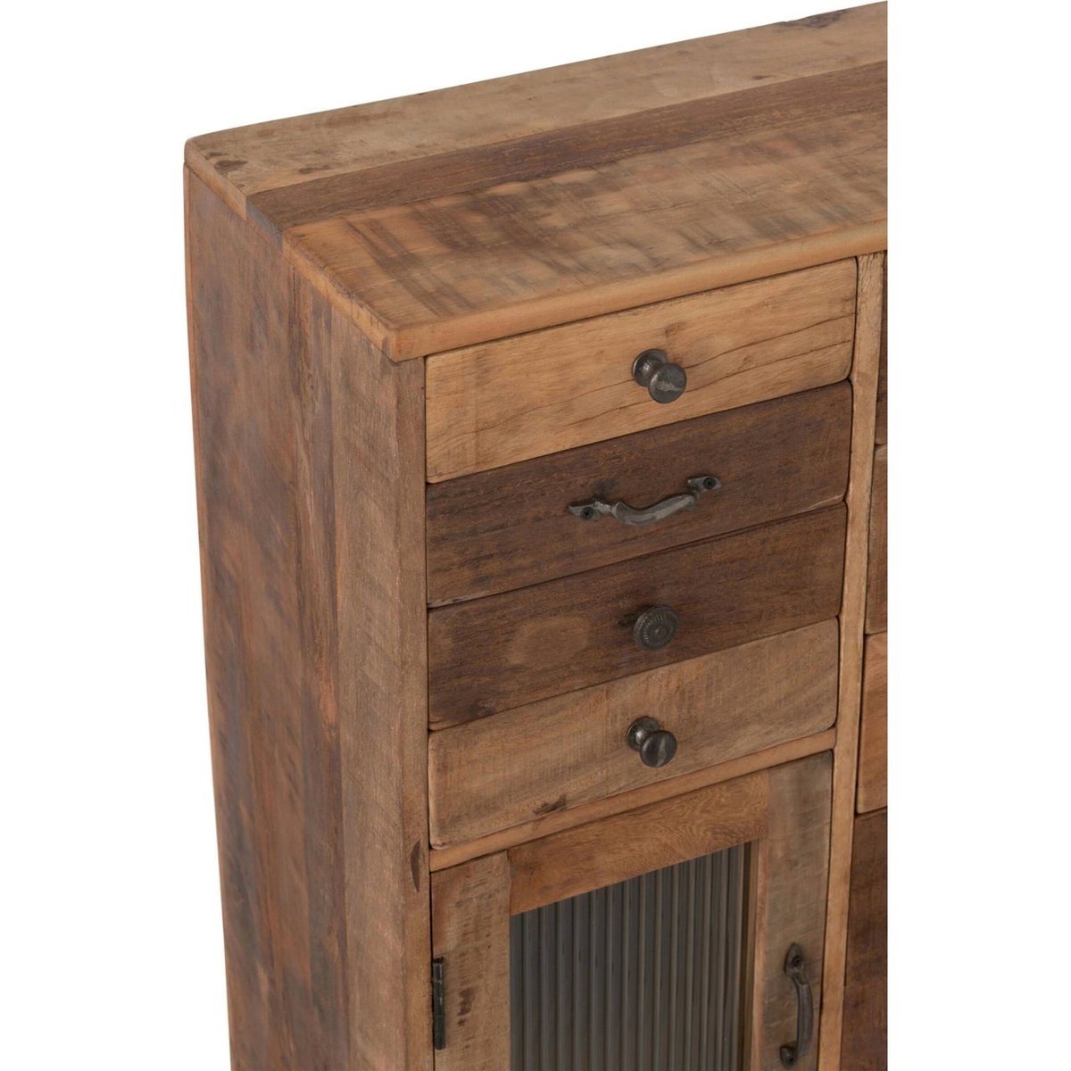 Étagère en bois et verre naturel, RECOLLECTION
