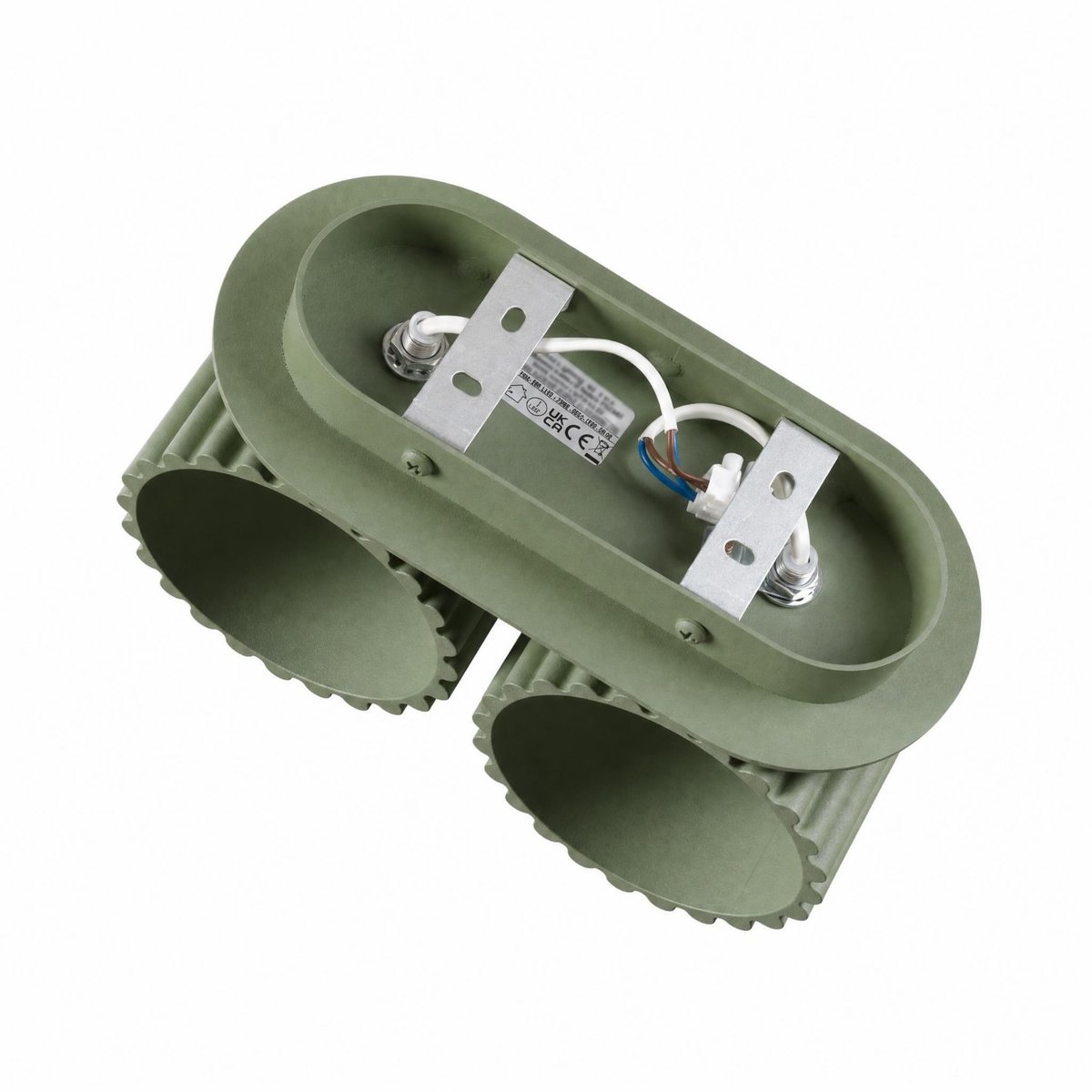Applique murale Aluminium Vert Olive G9 2 Aura vert olive, EDEN