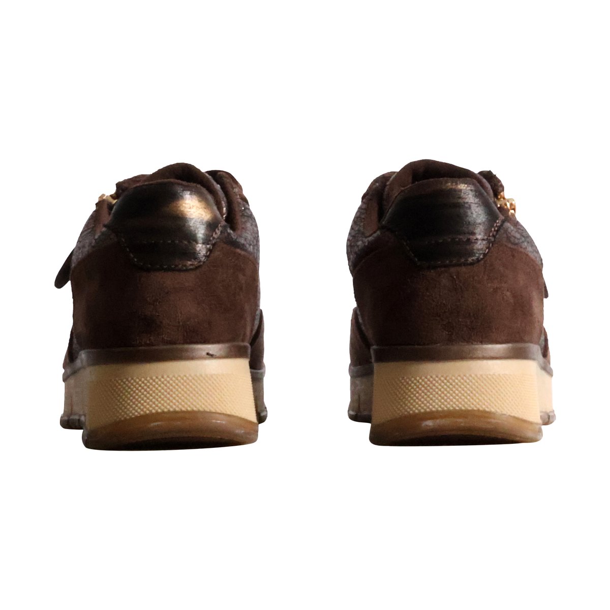 Basket Basse à Lacets marron, THE DIVINE FACTORY