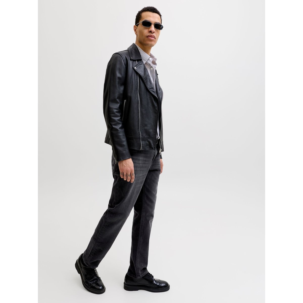 Coupe Regular black denim, JACK & JONES