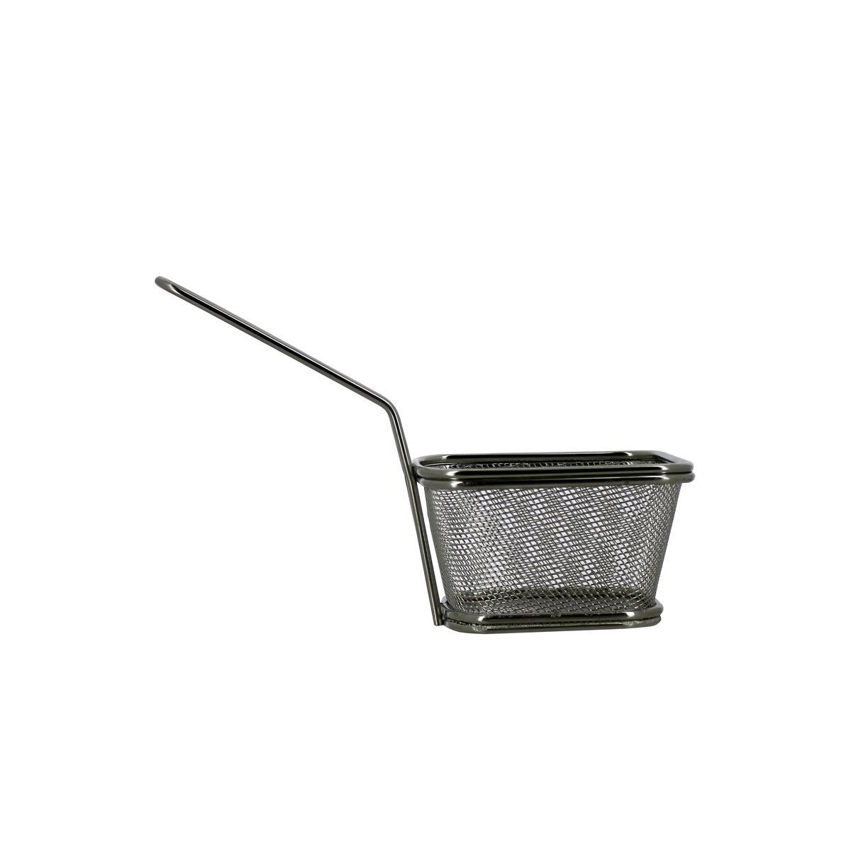 Mini panier à frites en acier inoxydable 10x8,5cm inox, NOVASTYL