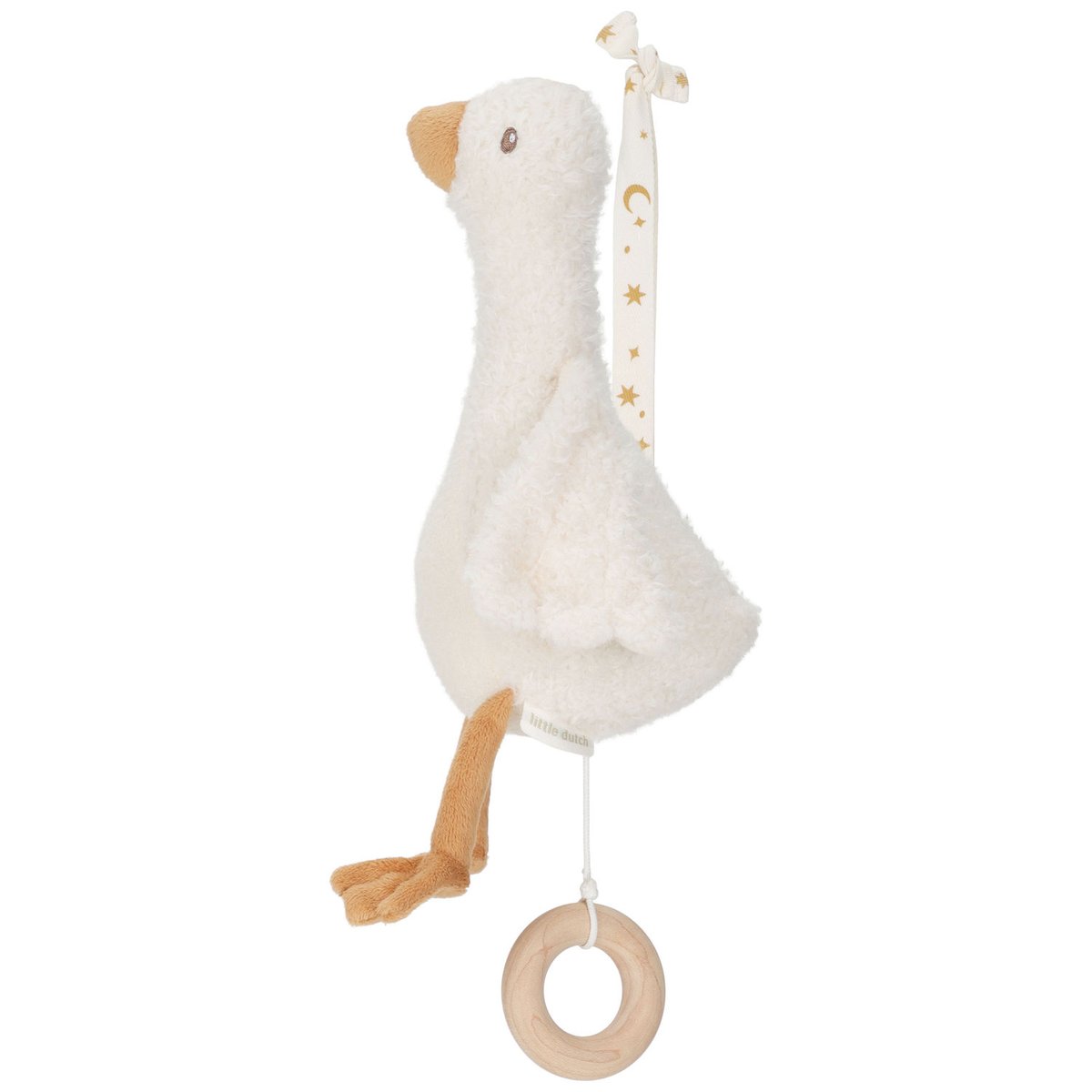 Peluche musicale à suspendre blanc, LITTLE DUTCH