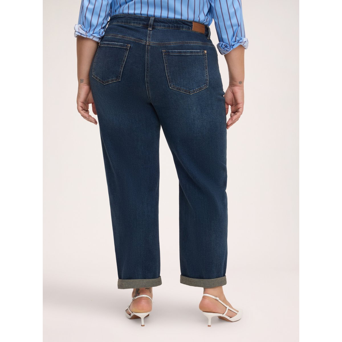 Jean Balloon lavage used bleu, FIORELLA RUBINO