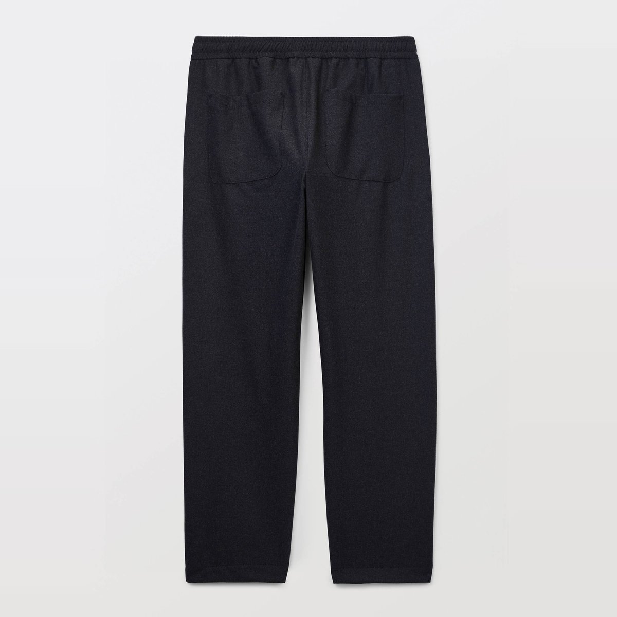 Pantalon large élastiqué marine, MONOPRIX