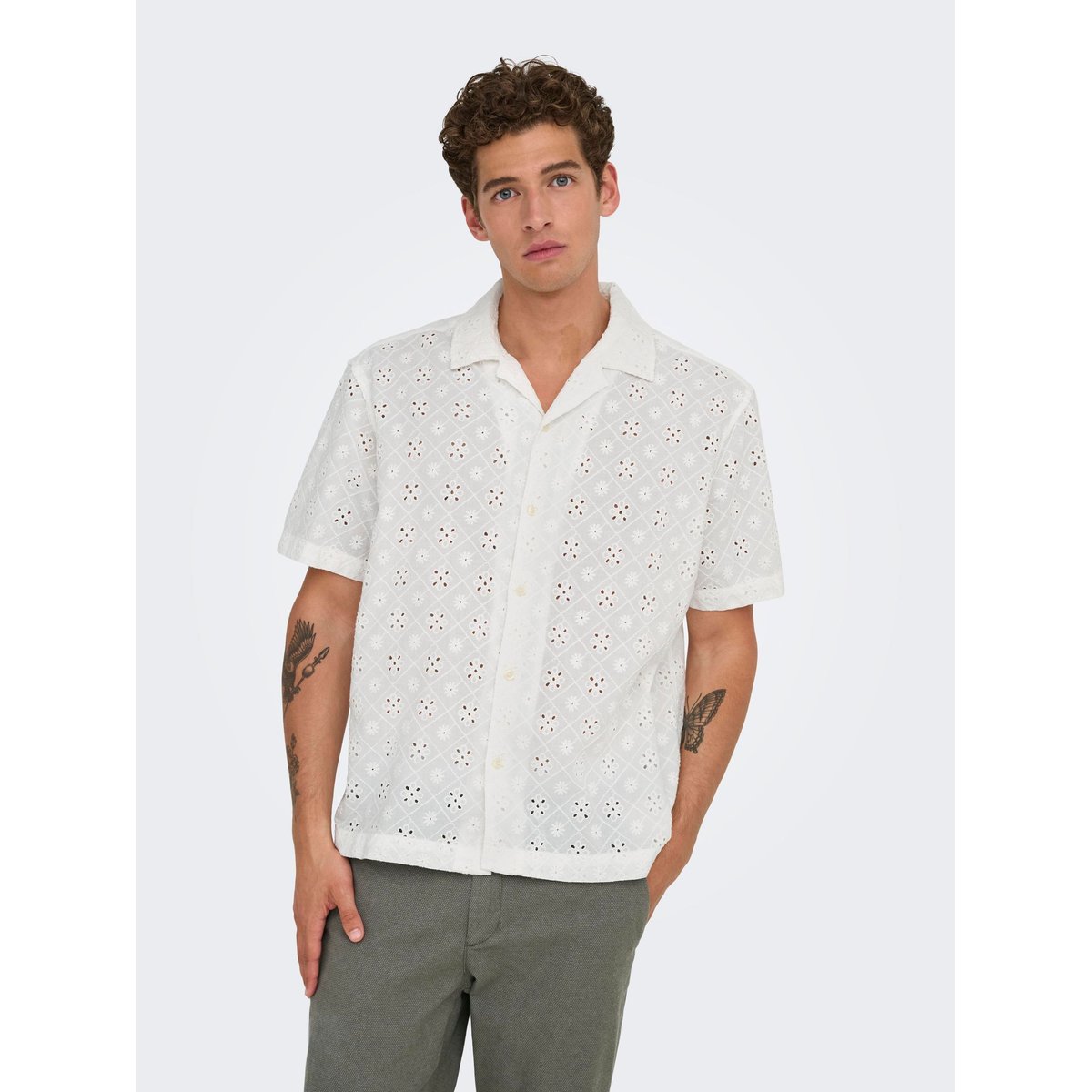 Chemise cloud dancer, ONLY & SONS