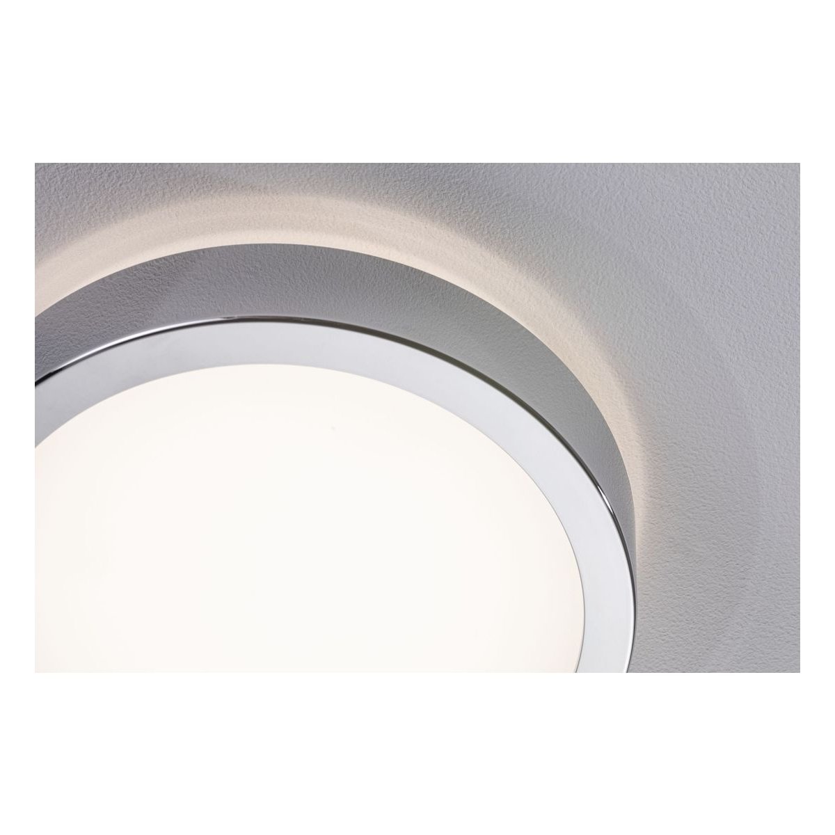 Plafonnier aviar ip44 chrome 20 cm chromé, PAULMANN