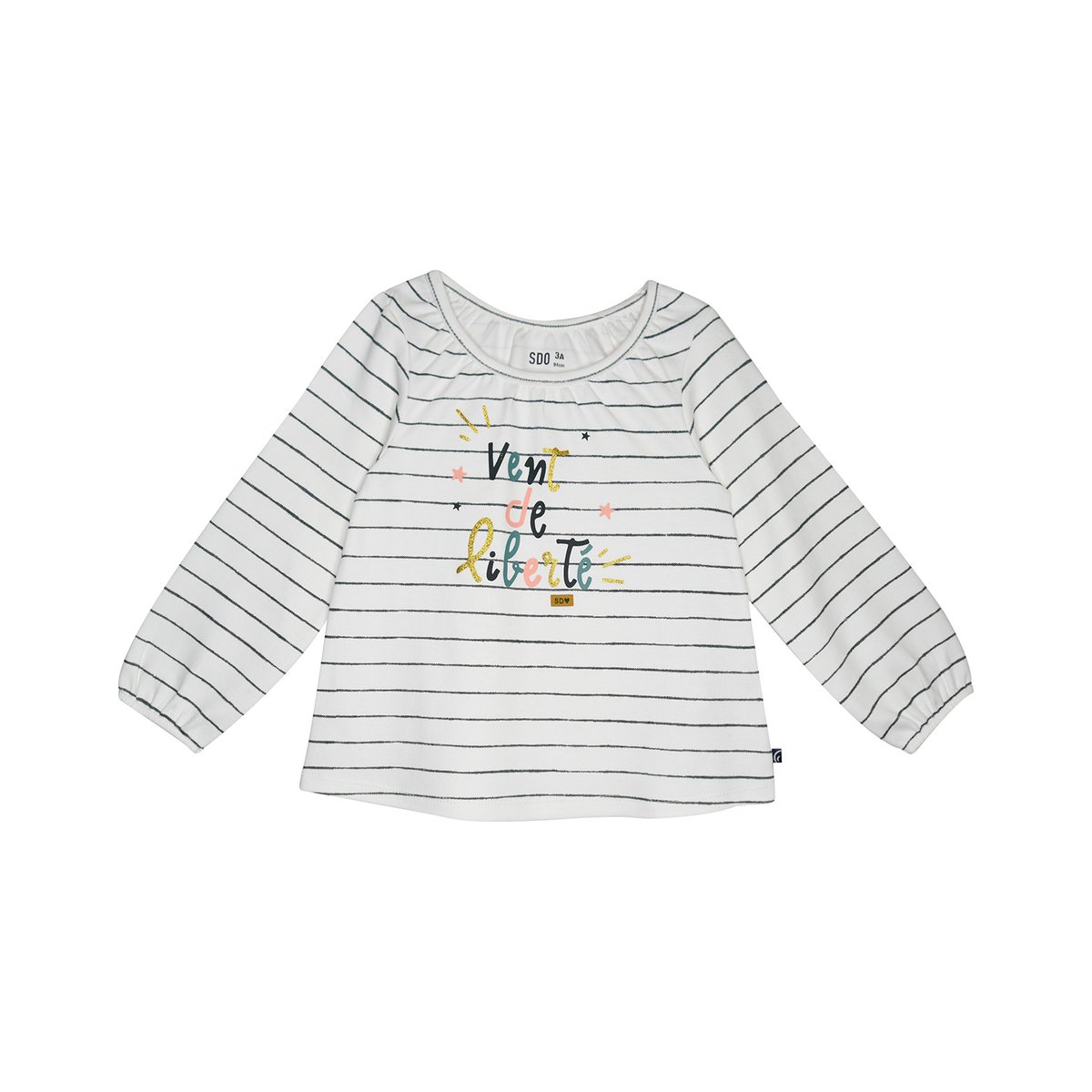 T- shirt falga message irisÉ blanc, SUCRE D'ORGE