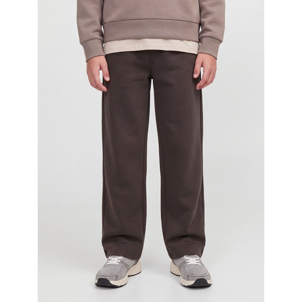 Pantalon À Jambe Large marron - chocolate torte 1, JACK & JONES JUNIOR
