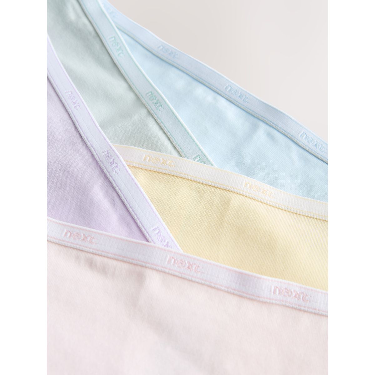 Slips taille basse, lot de 5 rose/vert, NEXT