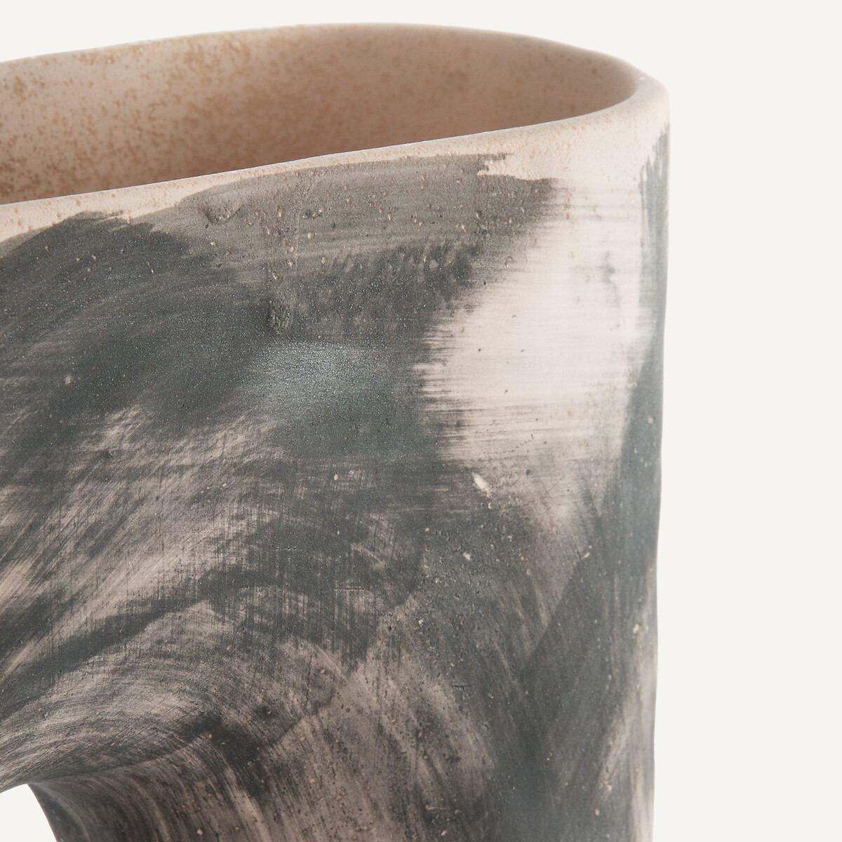 Vase en faïence mate H22,5 cm, Lixa noir, AM.PM