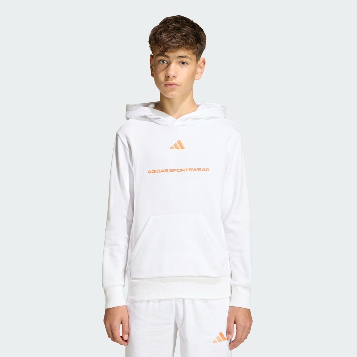 Sweat-Shirt À Capuche Molleton Adidas Slogan Sweat-Shirt À Capuche Molleton Adidas Slogan white, ADIDAS SPORTSWEAR