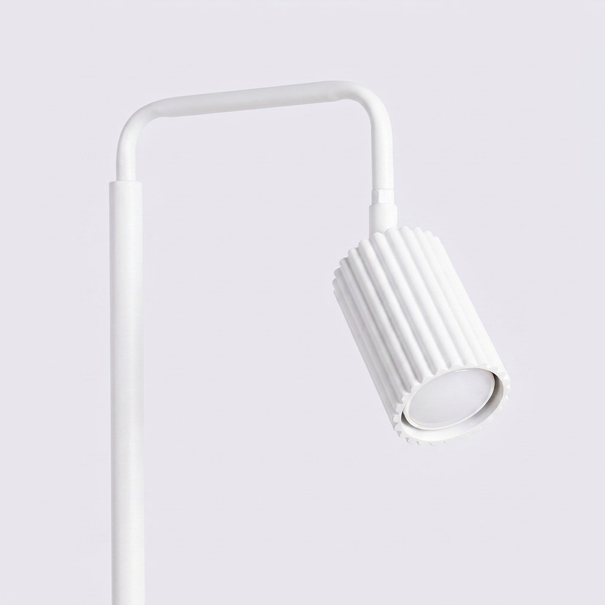 Lampadaire Aluminium Blanc GU10 1 KARBON blanc, EDEN