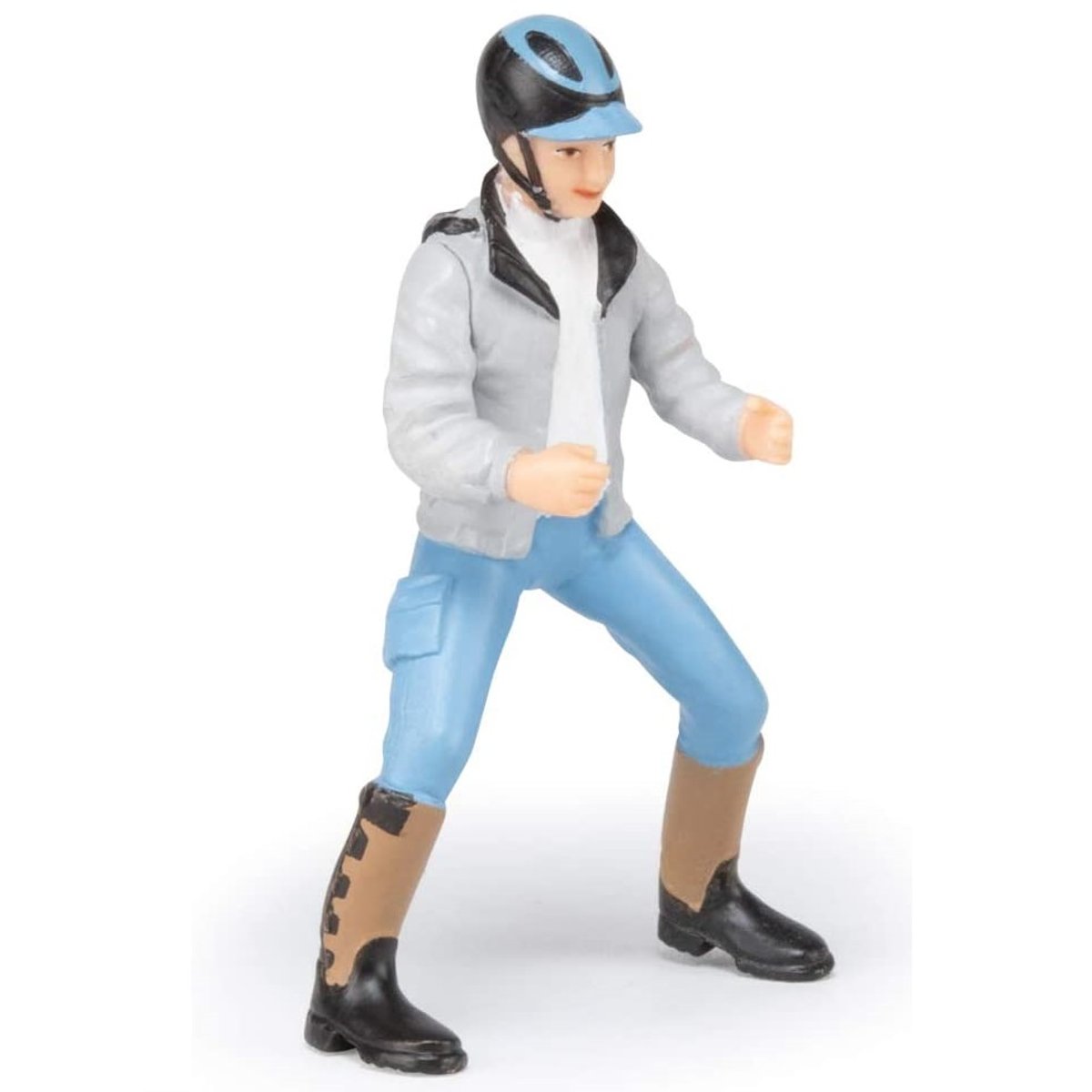 Figurine Jeune cavalier bleu, PAPO
