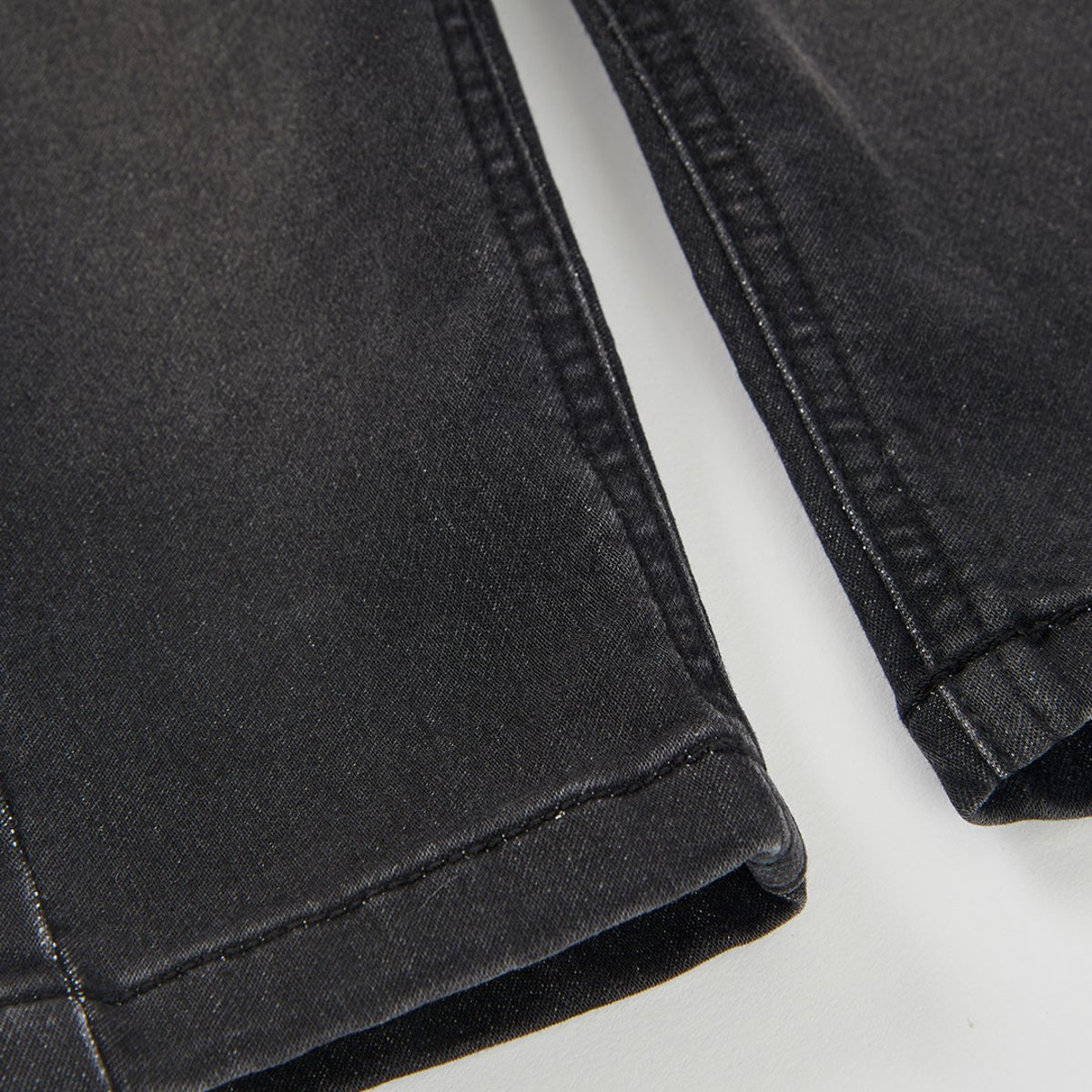 Pantalon en denim élastique garçon noir, BOBOLI