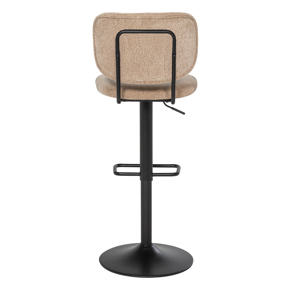 Tabouret de bar en polyester BRINT sable, WOOOD