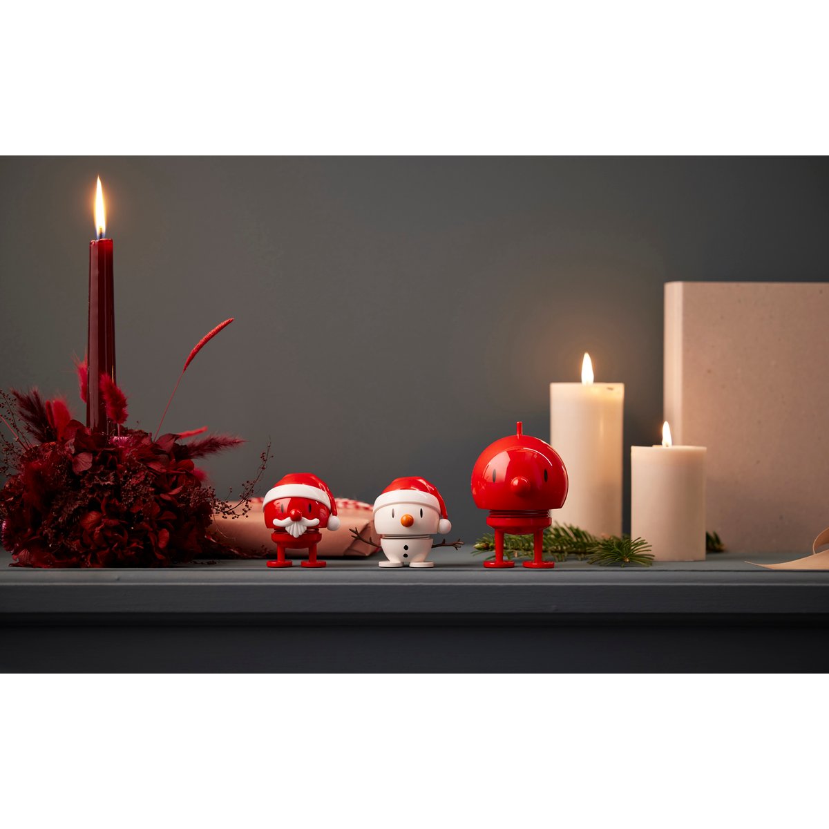 Hoptimist SANTA BONHOMME DE NEIGE blanc, HOPTIMIST