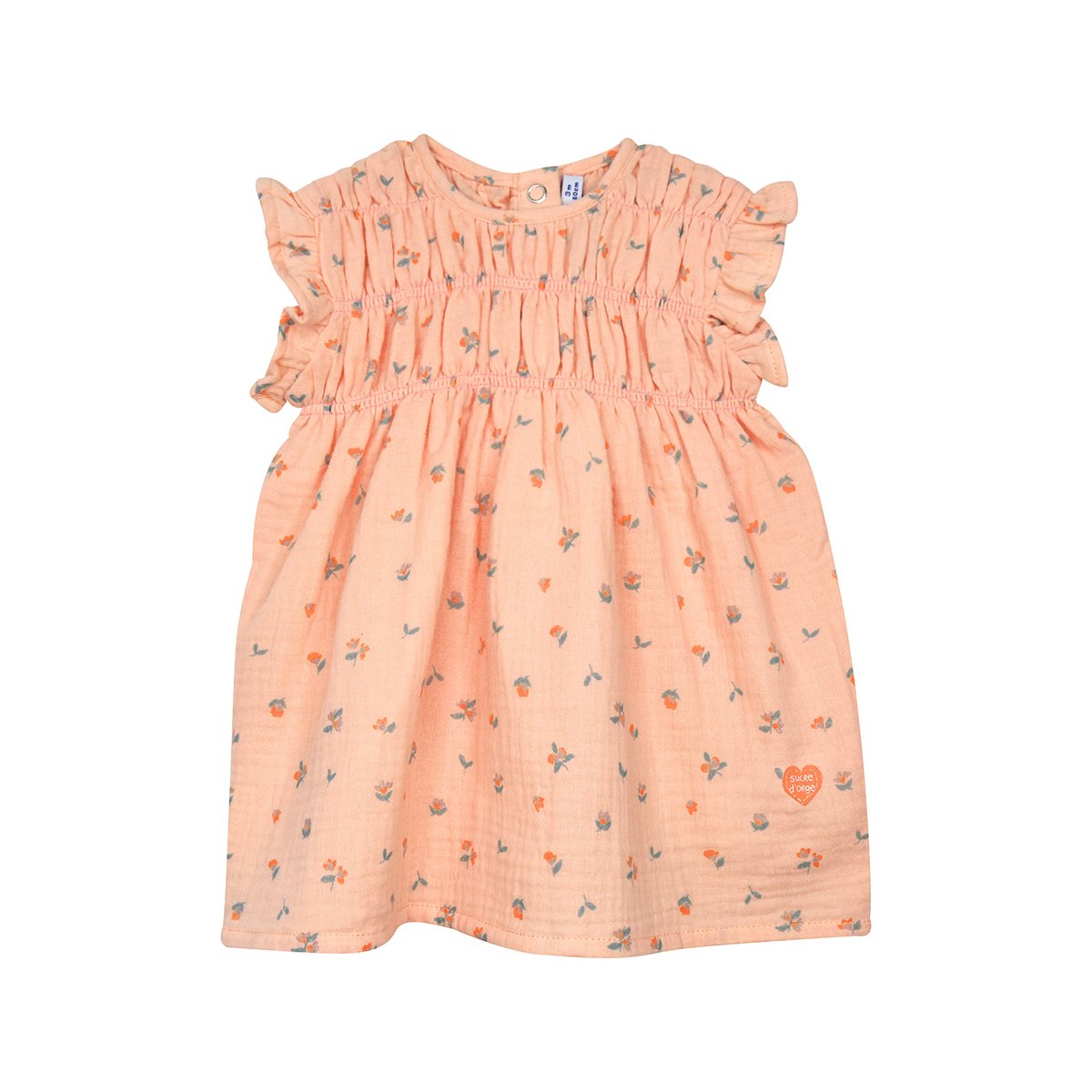 Robe rosaya orange, SUCRE D'ORGE