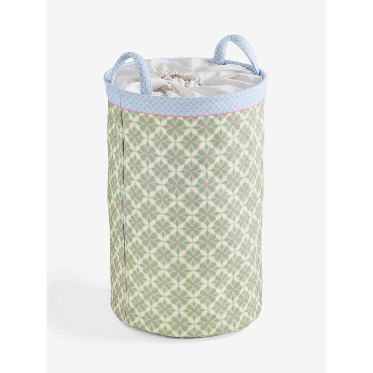 Panier à linge motif mosaïque vert, NEXT