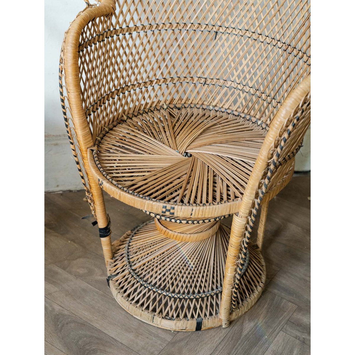 Fauteuil en rotin Emmanuel N°35 - Bon état naturel, DEBONGOUT