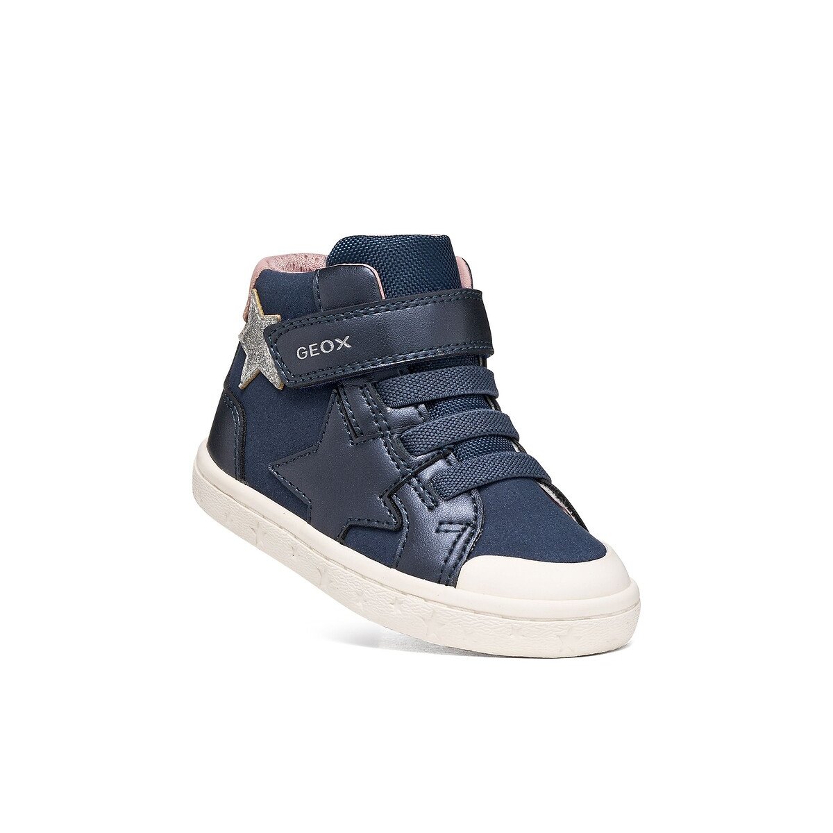 Baskets montantes respirantes, GISLI bleu marine, GEOX
