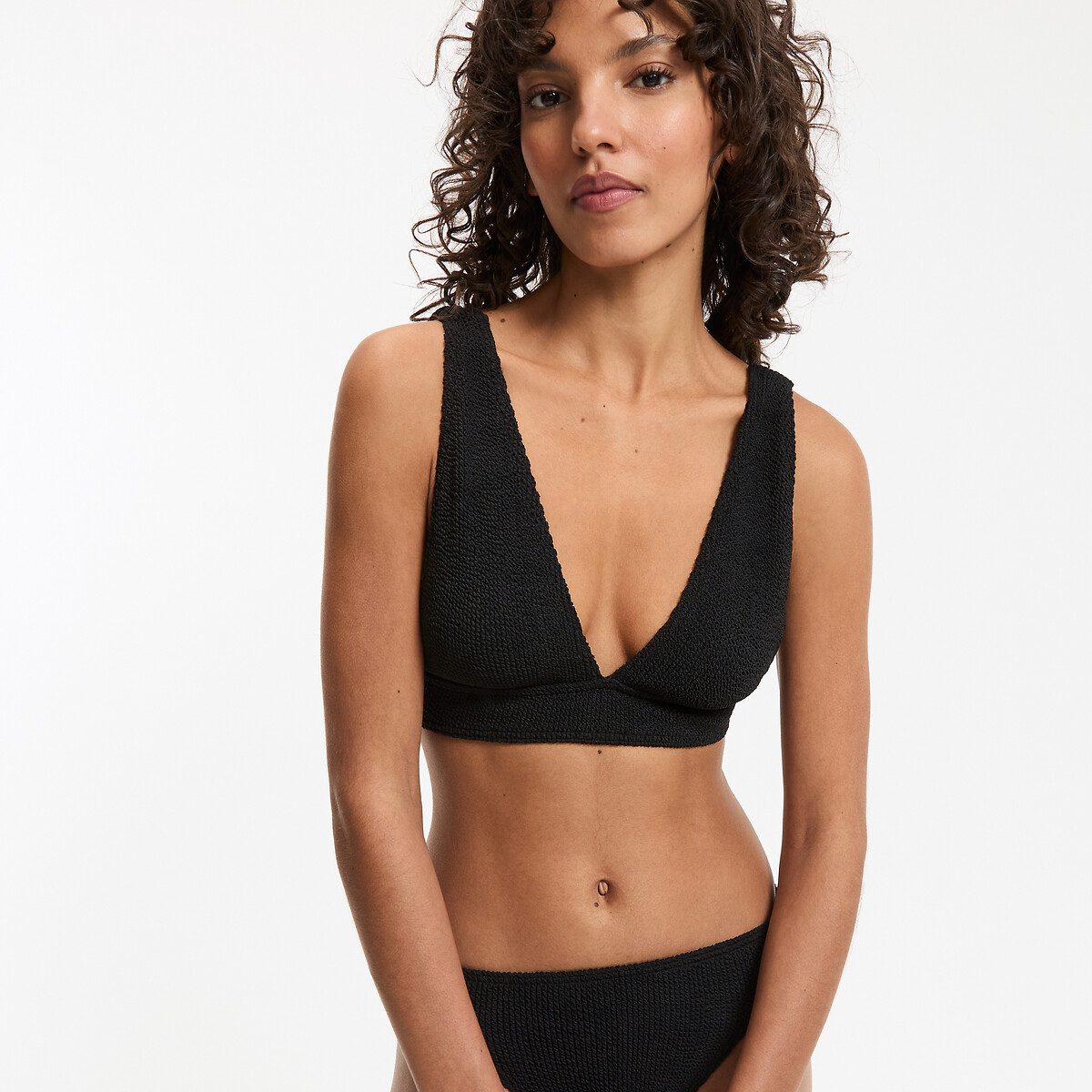 Haut de maillot de bain triangle one size noir, LA REDOUTE COLLECTIONS