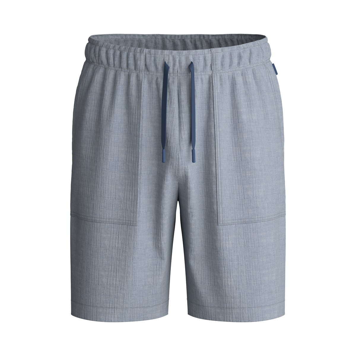 Bermuda avec poches latérales Coton RMX SLEEP JOURNEY dark denim, CALIDA