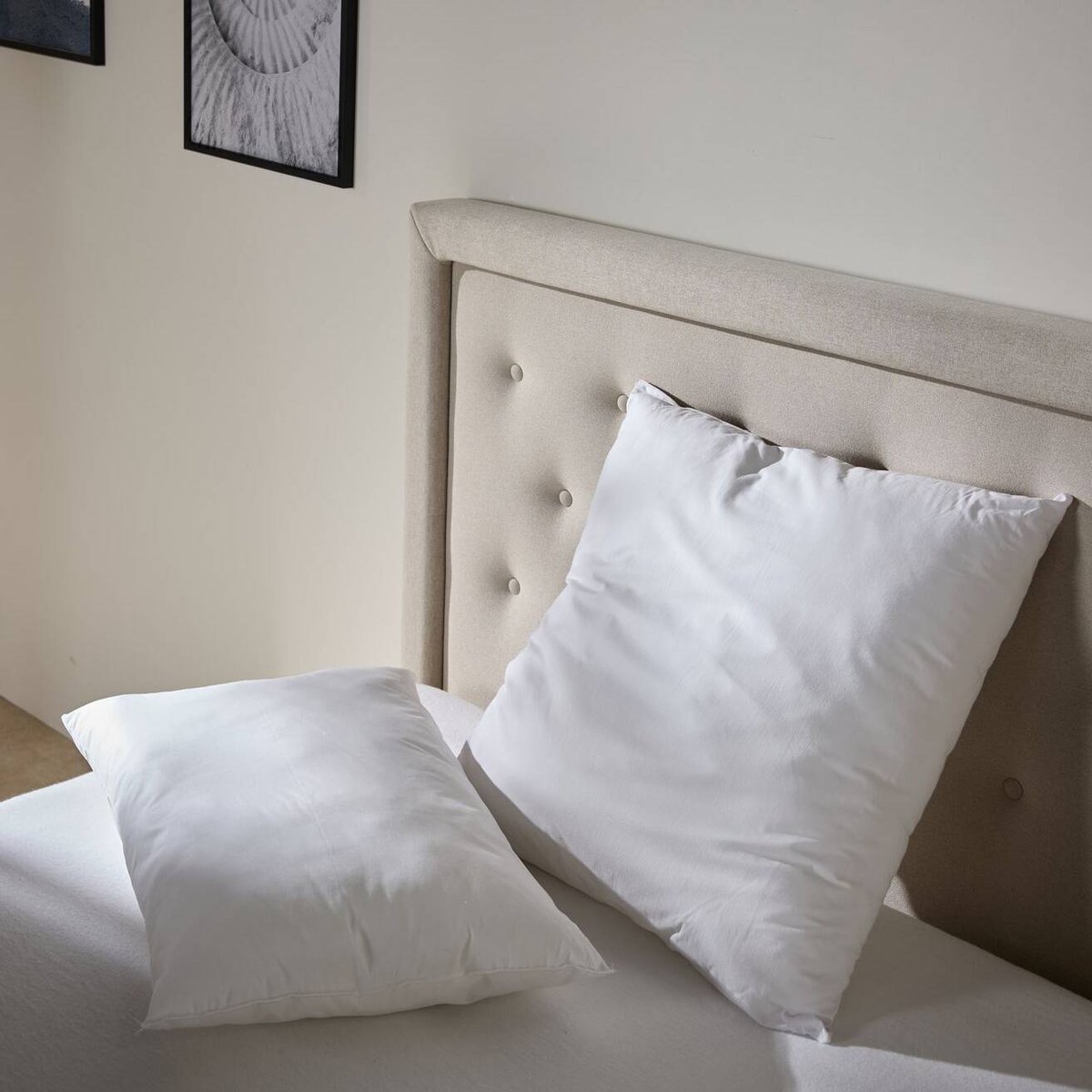 Lot de 2 oreillers souples - LENY blanc, CAMIF