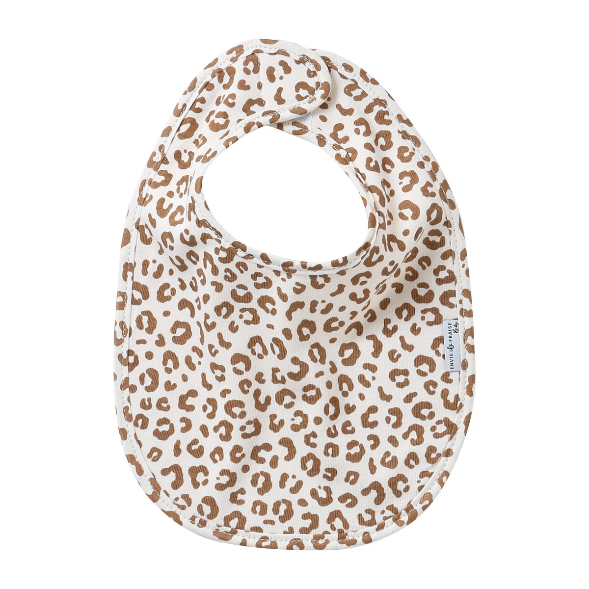Semainier de bavoirs Léopard beige, ENVIE DE FRAISE
