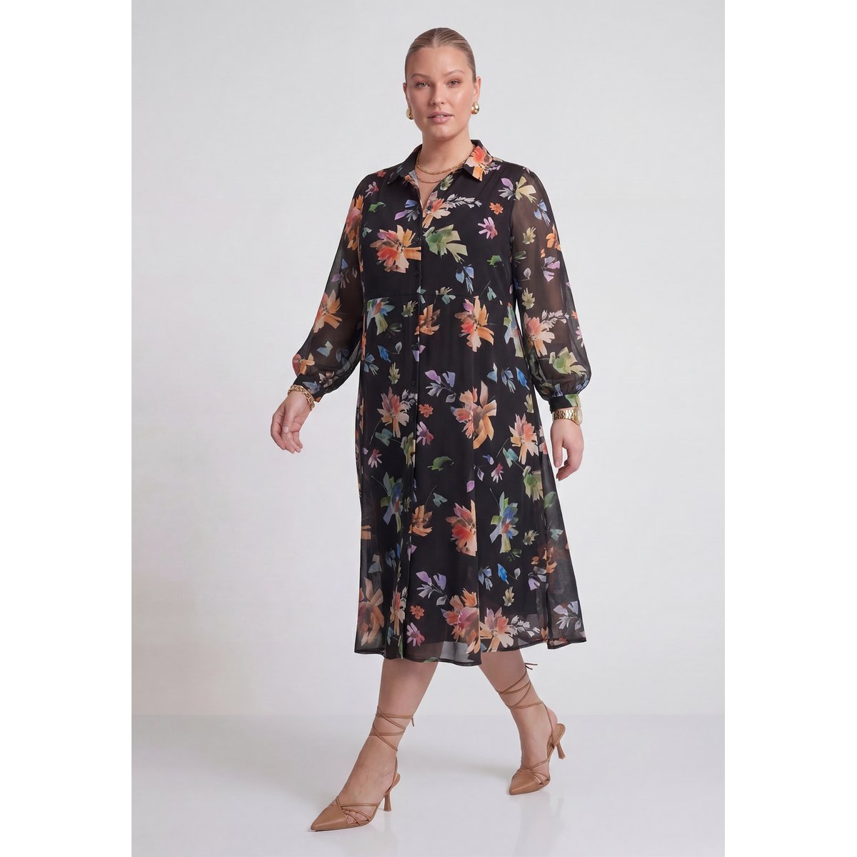 Robe imprimée multi, YOEK