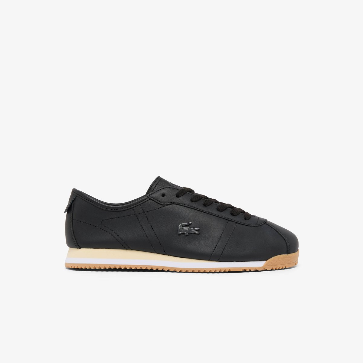 Sneakers Club-Low homme en cuir noir-421, LACOSTE