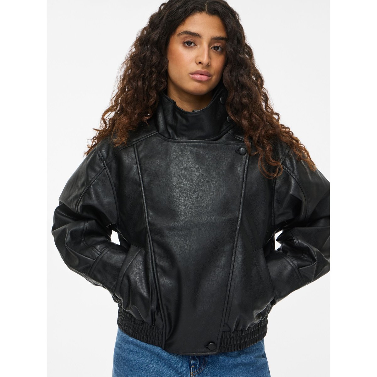 Veste Simili noir - black1, NOISY MAY
